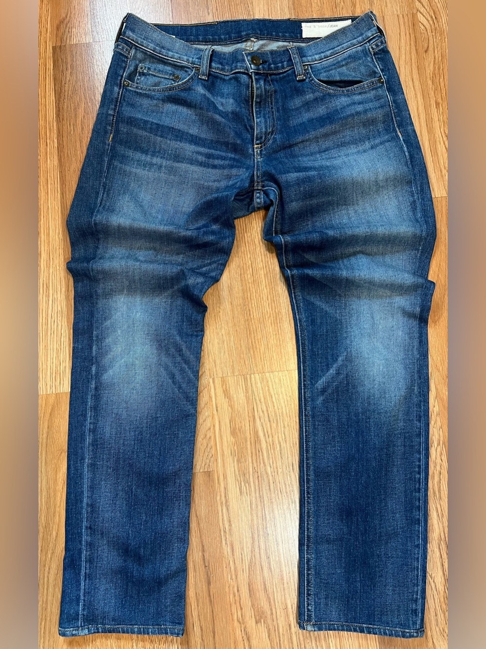 rag & bone Men's Straight-Leg Denim in Faded Blue Wash